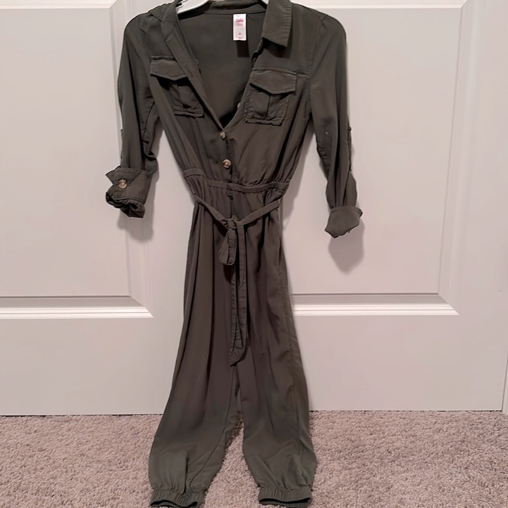 Jumpsuit army green justice size 6